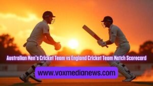 Australian Men’s Cricket Team vs England Cricket Team Match Scorecard